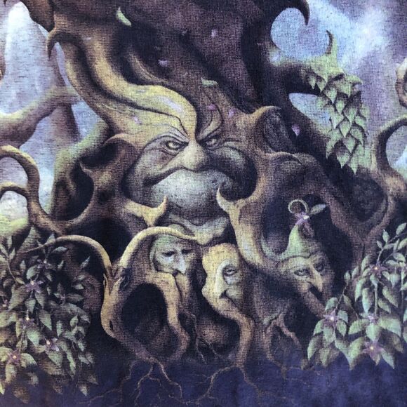 VTG The Mountain Fairy Tie Dye T-shirt Unisex Sz 2XL Dark Fantasy Elves Y2k USA - Picture 5 of 10